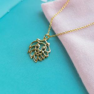 Celestial Charm Leo Pendant Necklace + dust bag